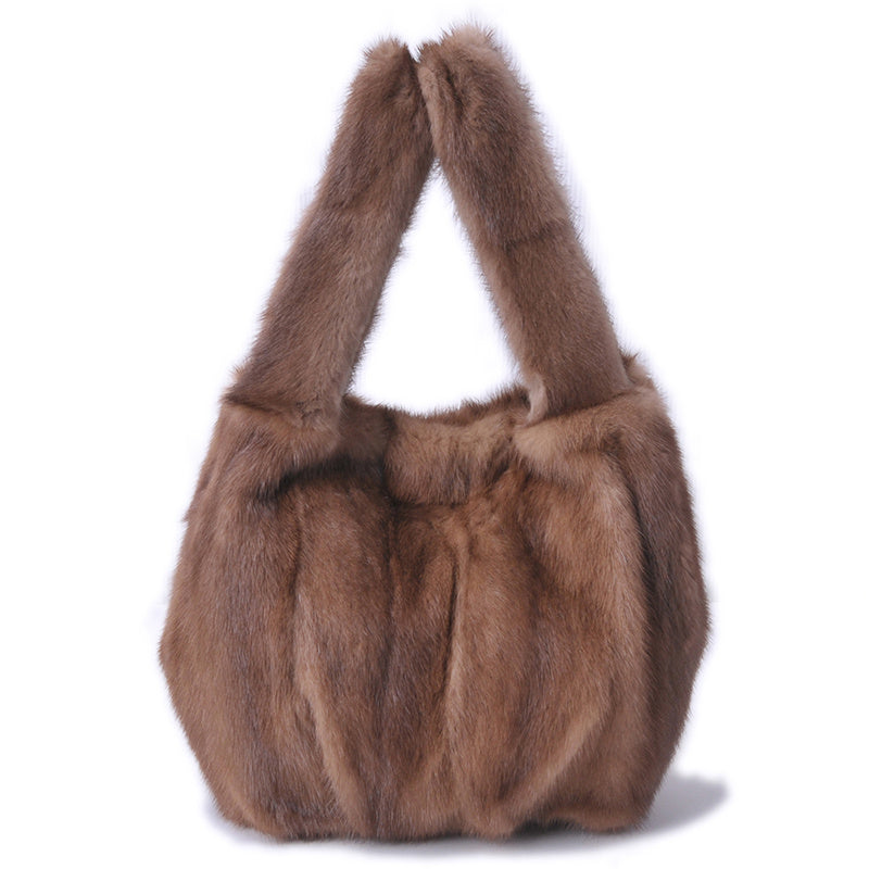 Whole Skin Mink Fur Wrap Soft Surface