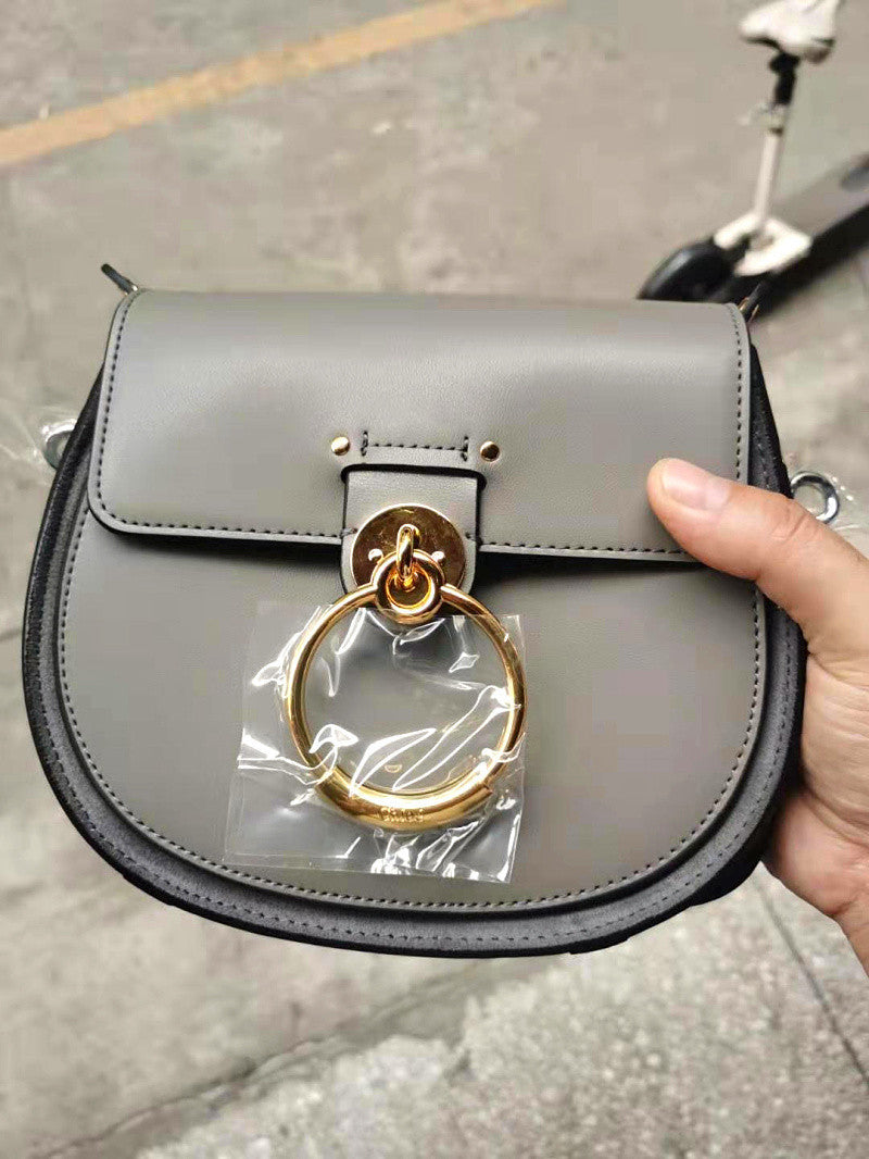 Retro Shoulder Wide Bag Retro Bag Female Messenger Shoulder Bag Piggy Saddle Trend