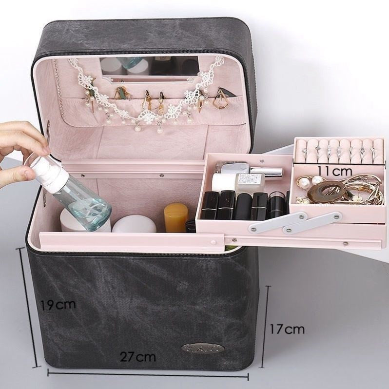 Cosmetics Portable Large Capacity Portable Storage Box