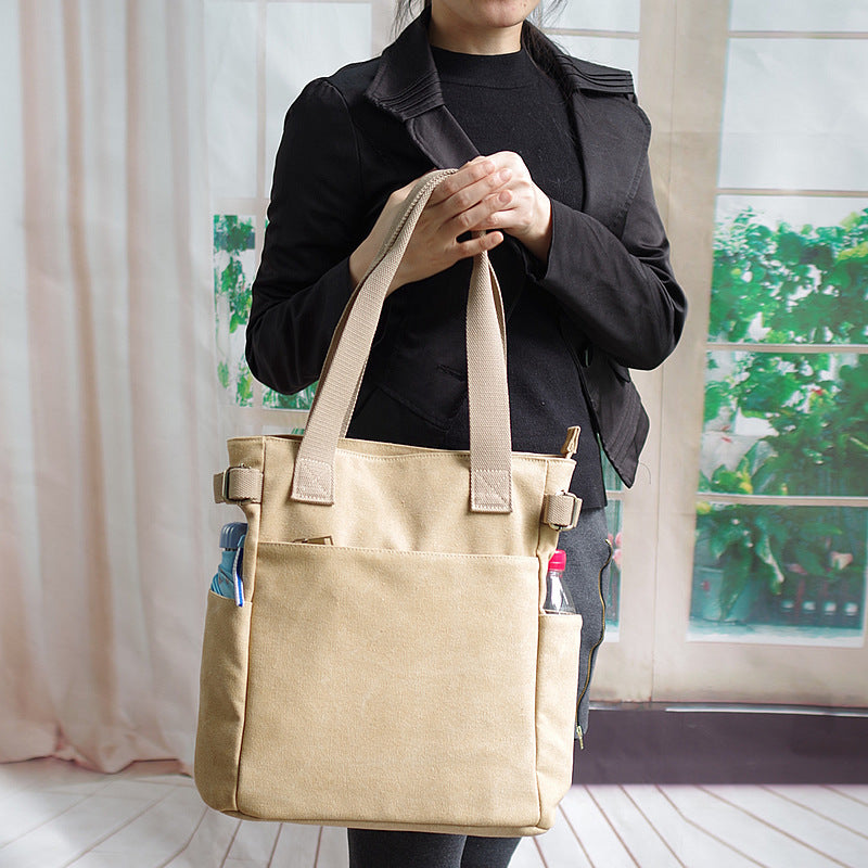 Sac à bandoulière décontracté en tissu de style japonais