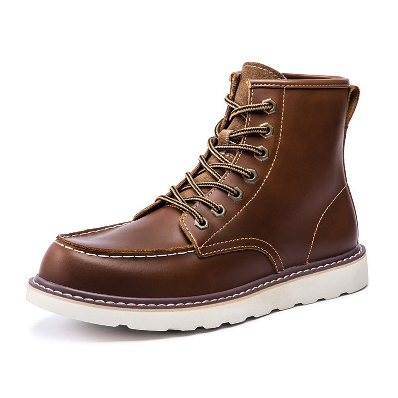 Botas Martin vintage con forro polar para hombre