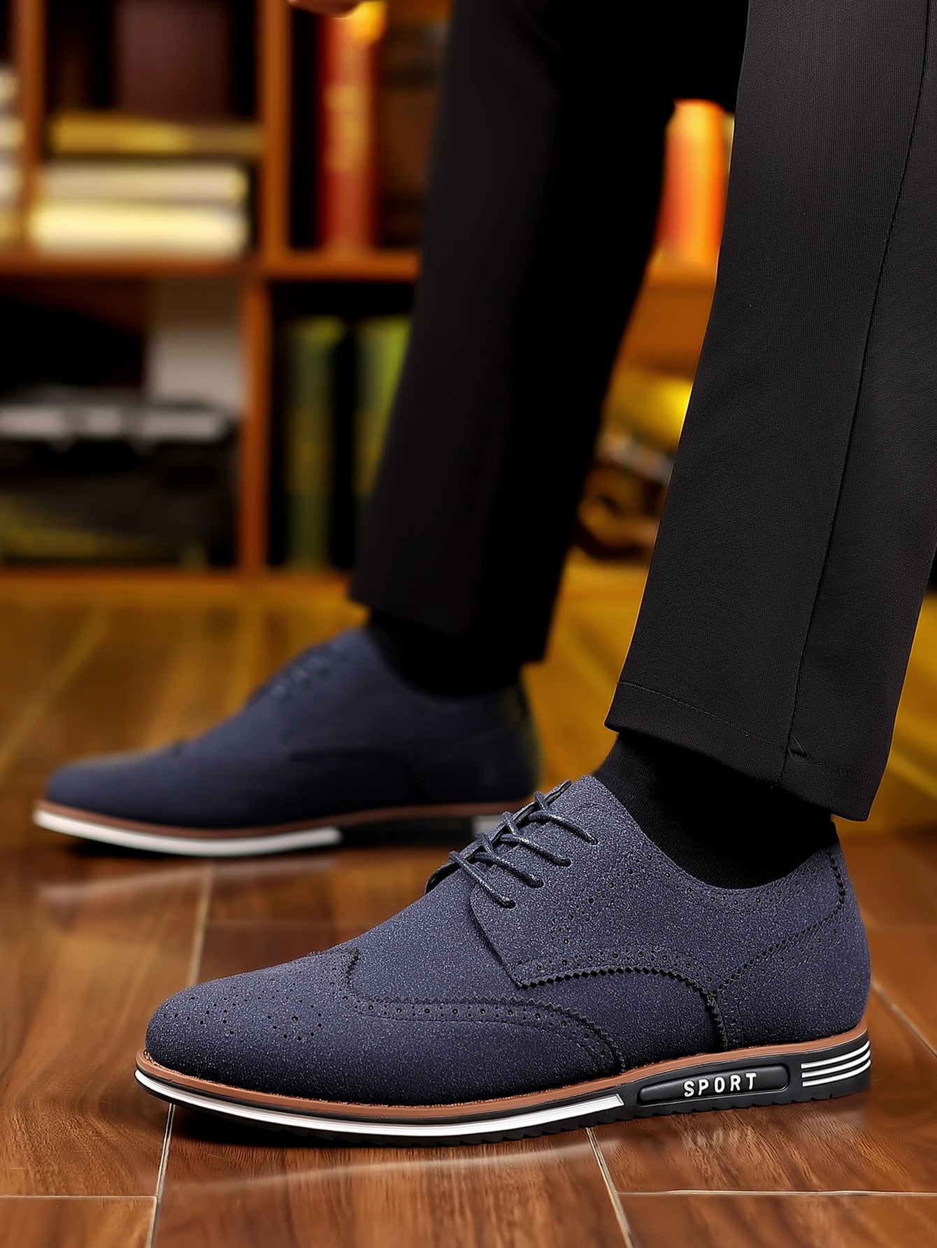 Nuevos zapatos casuales para hombre, tallas grandes, zapatos bajos mate, piel de gamuza