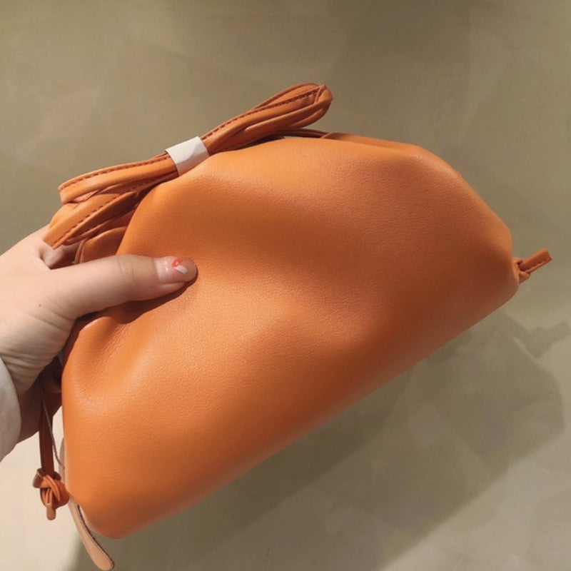 Fashion One-shoulder Messenger Hand-made Dumpling Bag Female