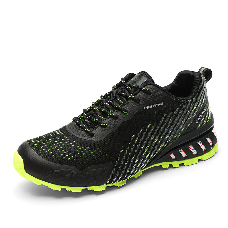 Spring New Men's Shoes Fashion Plus Size Outdoor Shock-absorbing Running Shoes Breathable