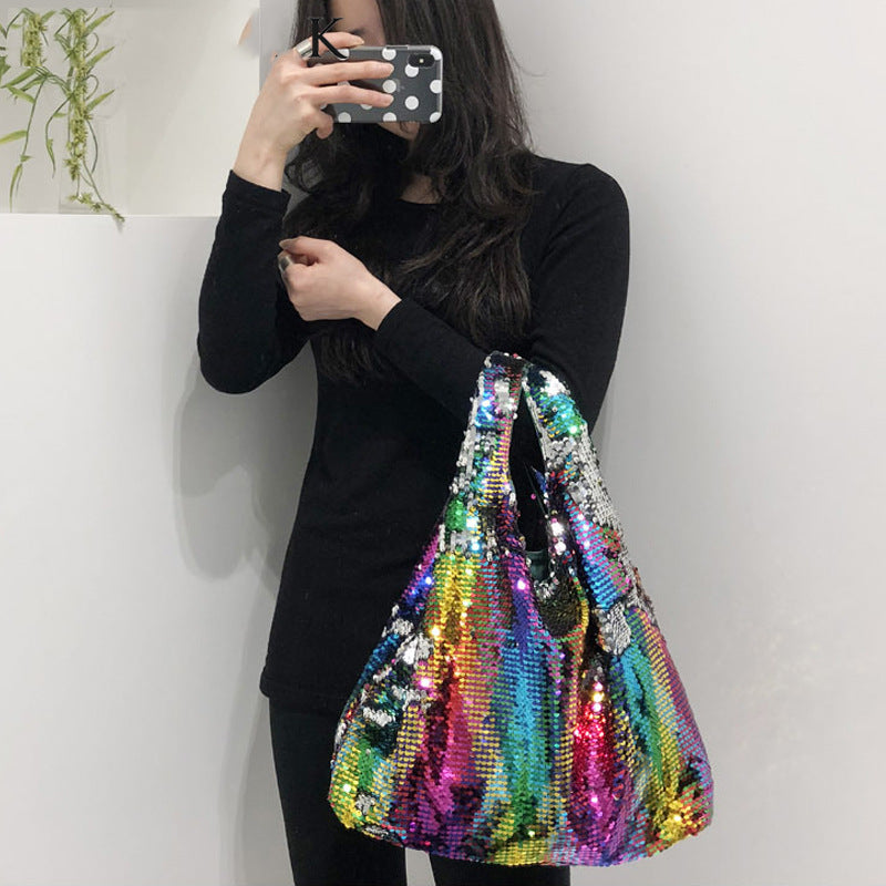 Shopping Bag Handbag Fashion Trend One Shoulder Messenger Female Bag