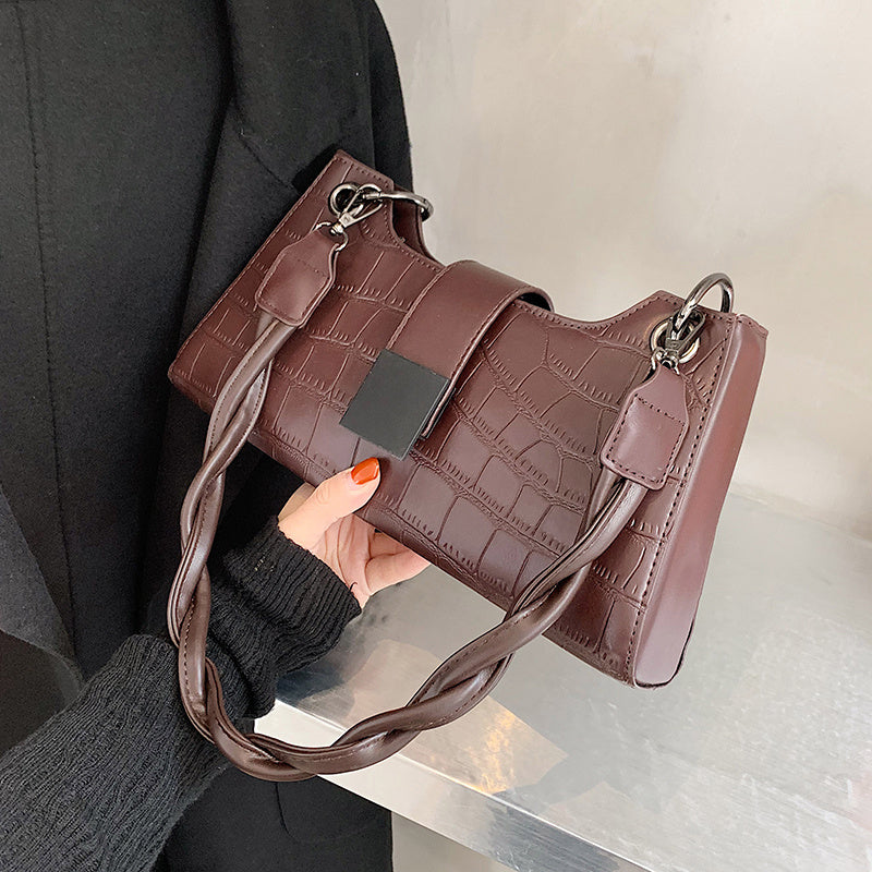 Sac à bandoulière simple pour femme, design de niche tendance