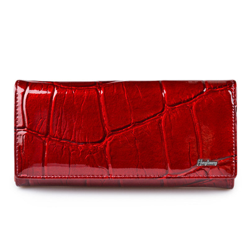 European And American Hot Style Ladies Leather Long Wallet