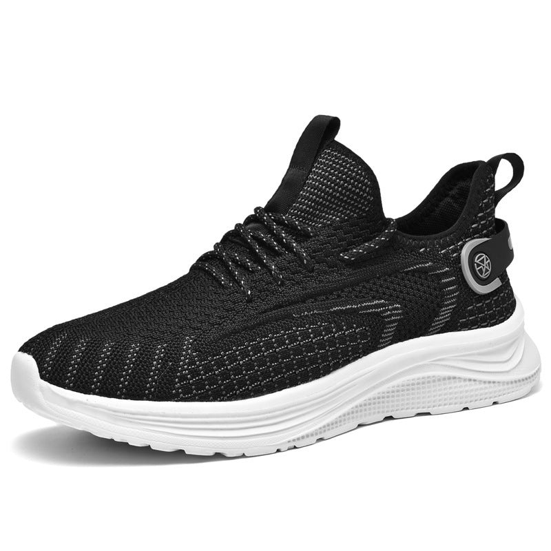 Men's Fashion Casual Breathable Lace Up Low-top Running Shoes