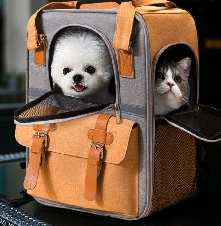 Sac pour animaux de compagnie portable de grande capacité pour chats et chiens