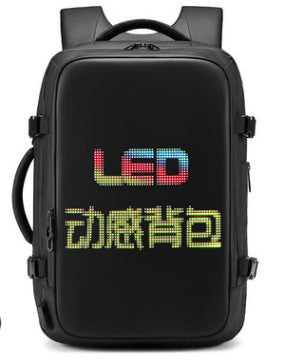 Multimedia LED Backpack Business Backpack Casual Oxford Fabric