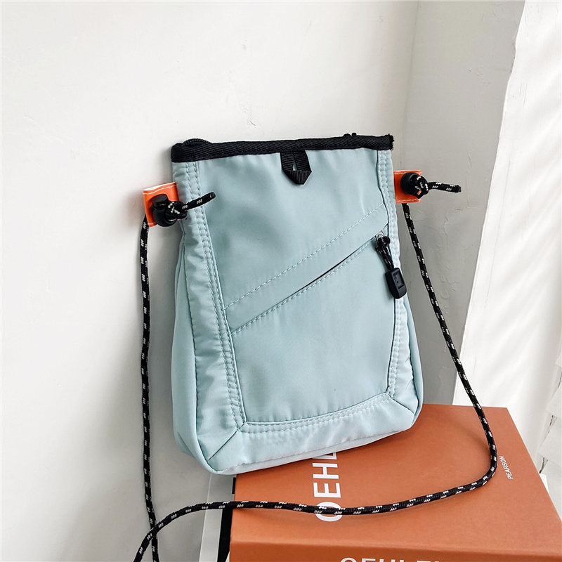 Mobile Phone For Students Japanese Ins Crossbody Canvas Bag