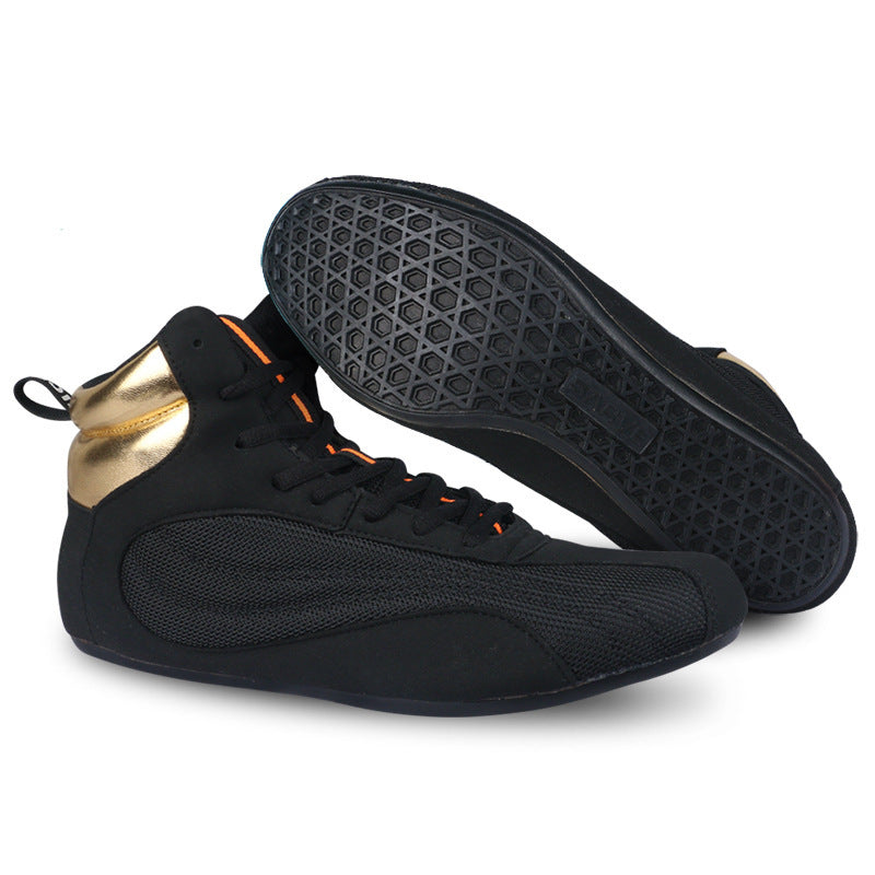 Chaussures de boxe en flanelle Chaussures de lutte sportive