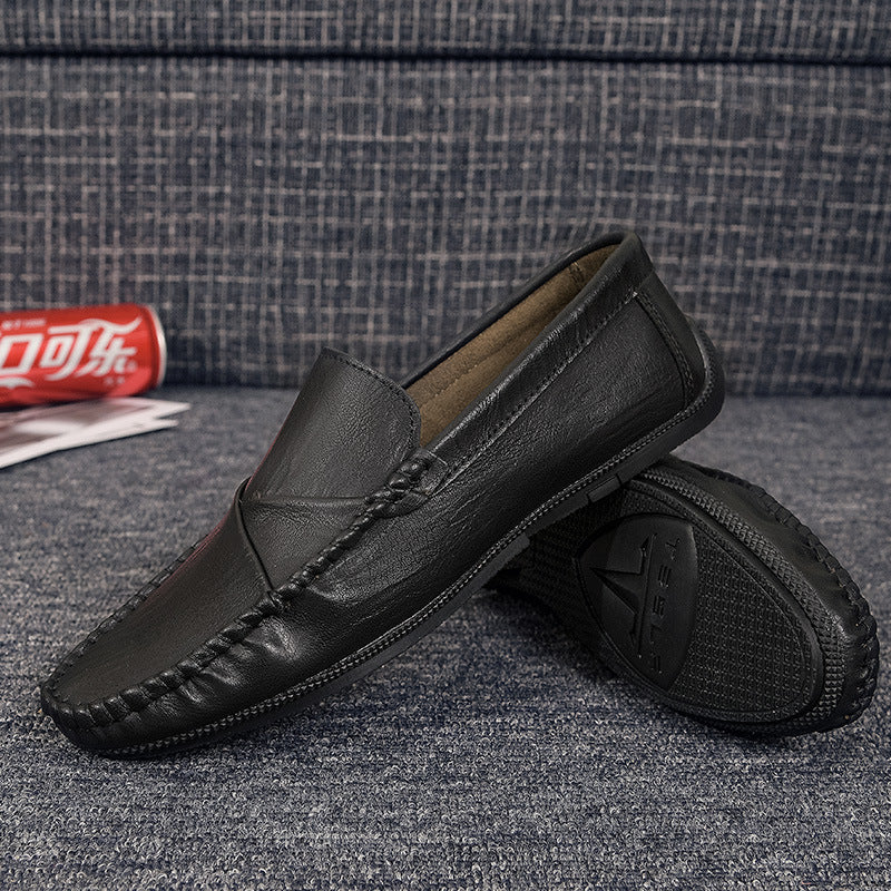 Nuevos mocasines Gommino estilo británico para hombre