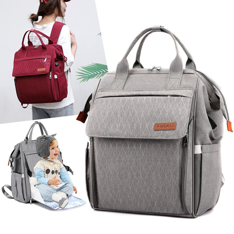 Multi-purpose Large-capacity Mother And Baby Diaper Bag