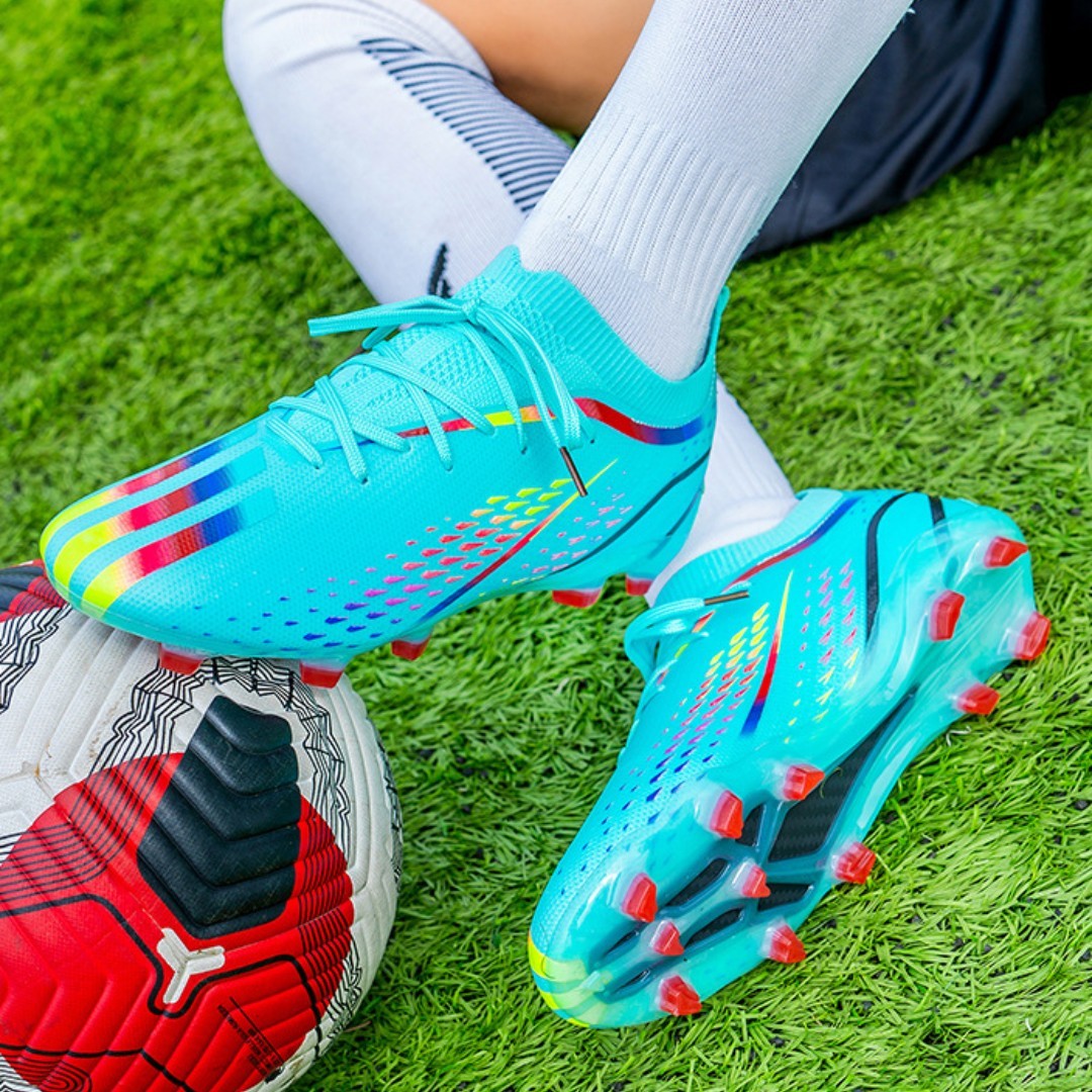 Nouvelles chaussures de football pour hommes, chaussures d'entraînement à ongles longs, chaussures de sport antidérapantes