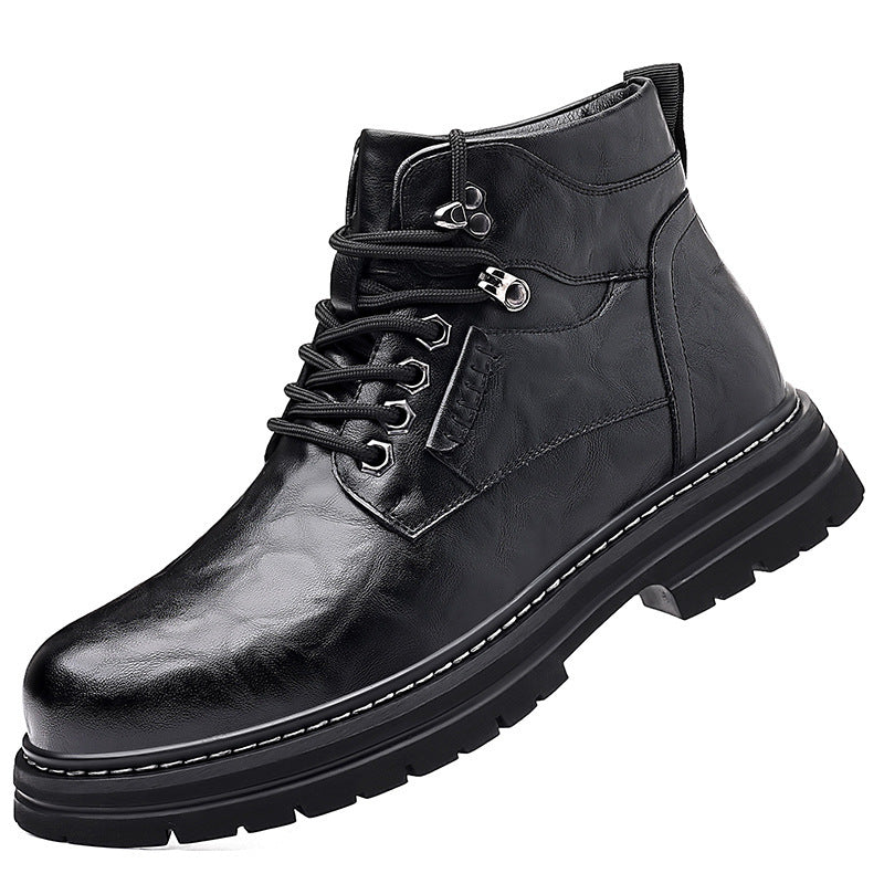 Bottes montantes de style britannique pour hommes