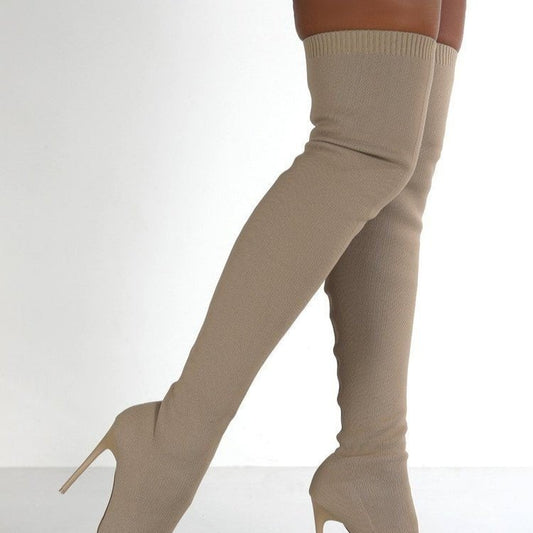 Chaussettes tissées volantes tendance pour femmes