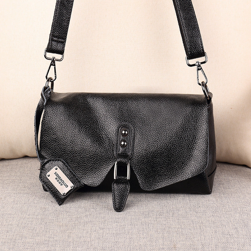 Flip Leather Shoulder Messenger Fashion Women's Bag