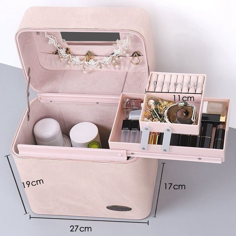 Cosmetics Portable Large Capacity Portable Storage Box