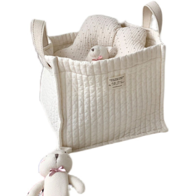 Sac à main matelassé brodé pour lit de bébé