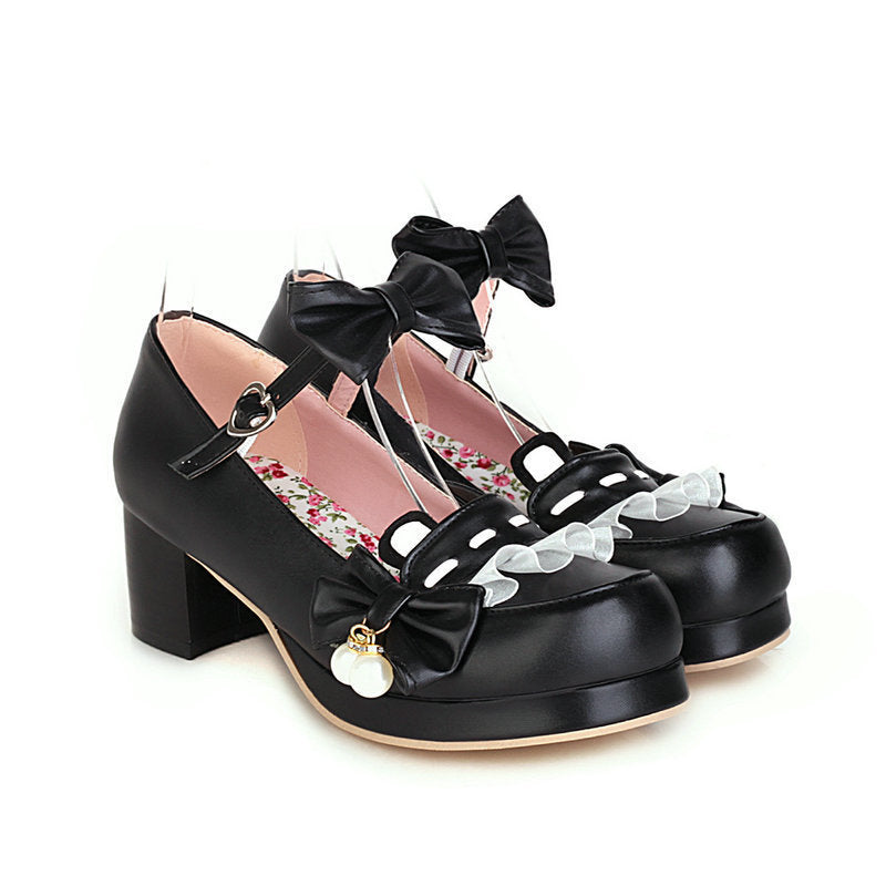 Round Toe Low Top Solid Color Everyday Black Shoes