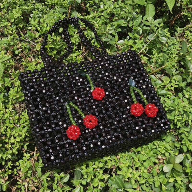 Woven Beaded Bag With Various Pattern Puzzles