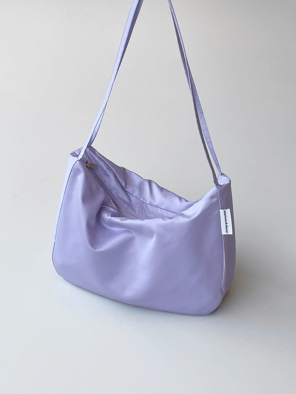 Sac à main en toile à fermeture éclair simple pour femme