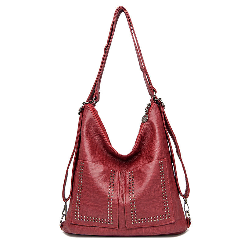 Bolso de mano de moda para mujer, de un solo hombro, de mano, diagonal, estilo retro