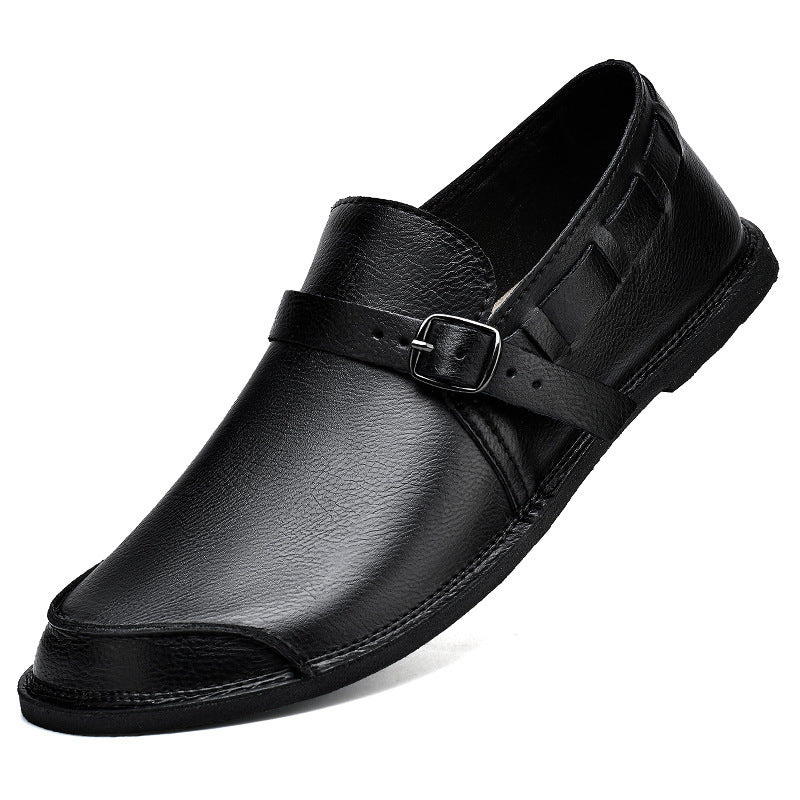 Men's Daily Soft Sole Leather Casual Shoes