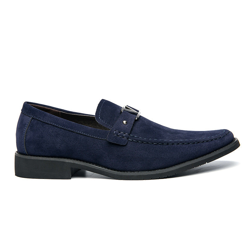 Chaussures en cuir Lefu pour hommes de grande taille