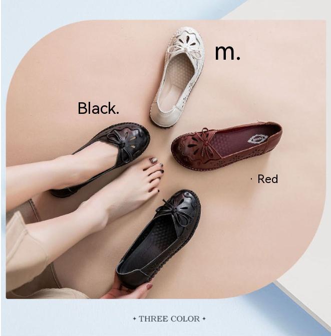 Genuine Leather Soft Sole Comfortable Women's Shoes