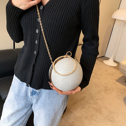 Special-interest Design Ball Hand Holding Crossbody Chain Coin Purse