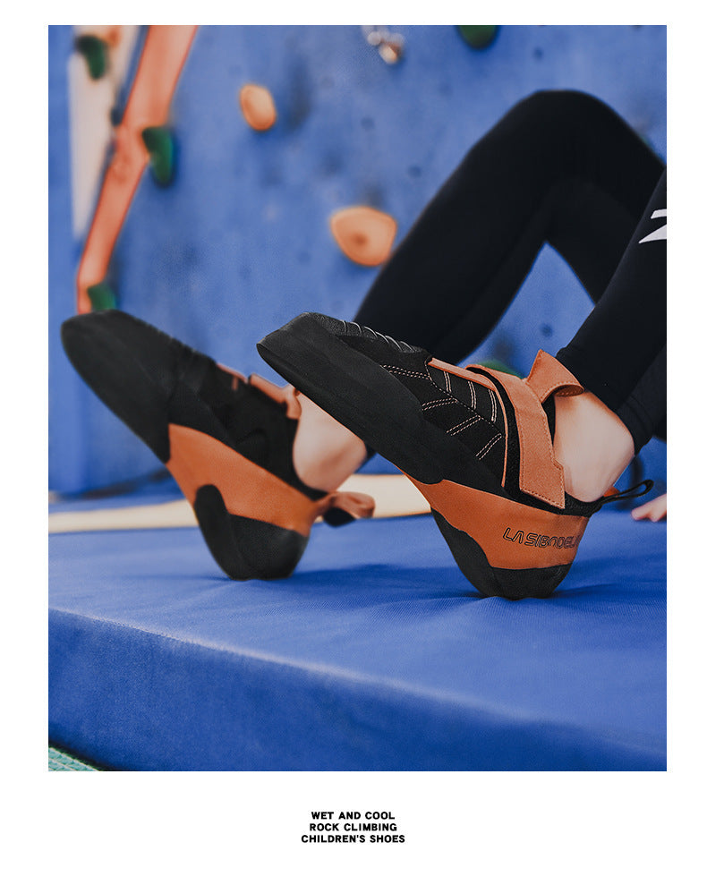 Zapatos de entrenamiento para escalada en roca, de agarre fuerte, ligeros y competitivos para hombres