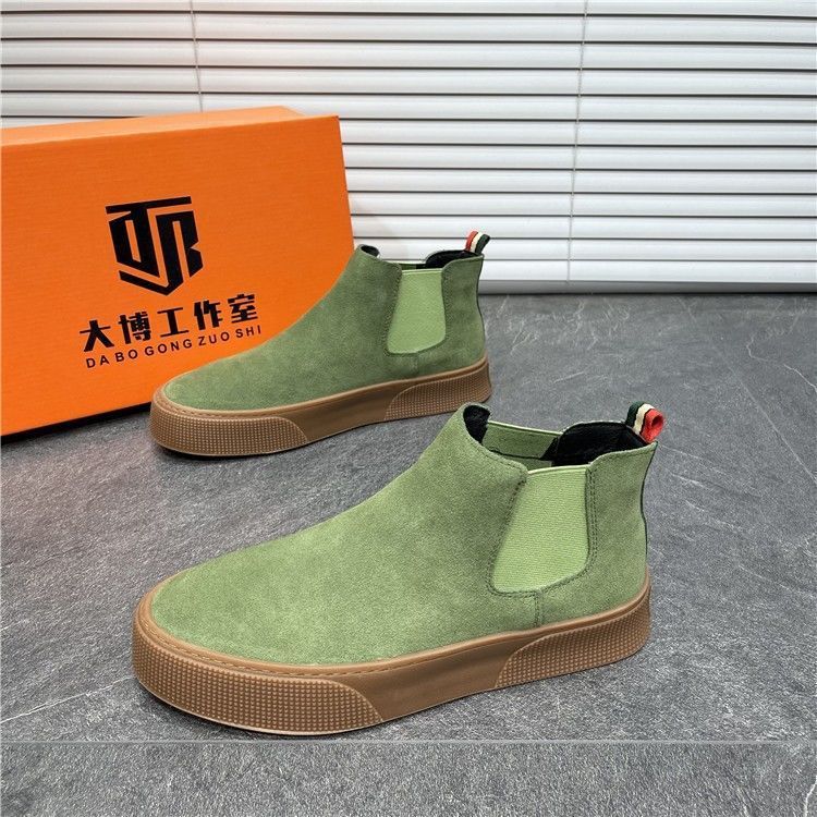 Zapatos casuales de invierno de terciopelo y algodón cálidos para hombre