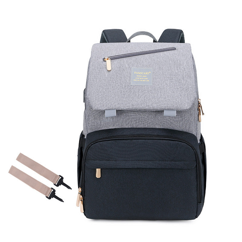 Multifunctional Double-shoulder Mother And Baby Bag