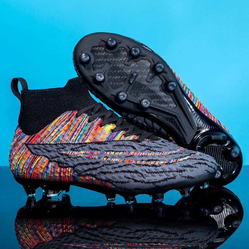 Chaussures de football montantes Spike spécifiques au jeu