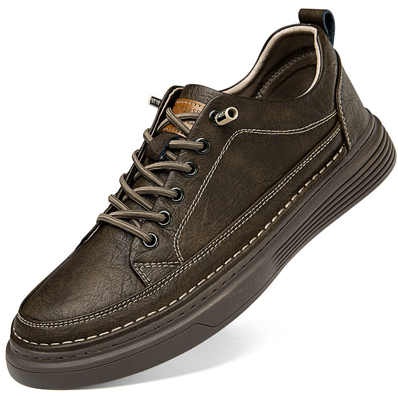 Zapatos de hombre talla grande suela suave retro