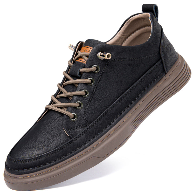 Zapatos de hombre talla grande suela suave retro