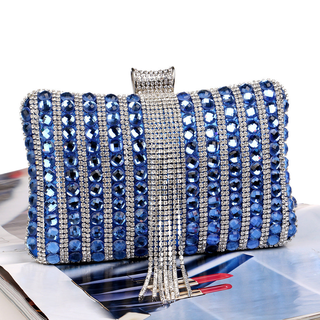 New Fringed Evening Ladies Fashion Clutch Bag