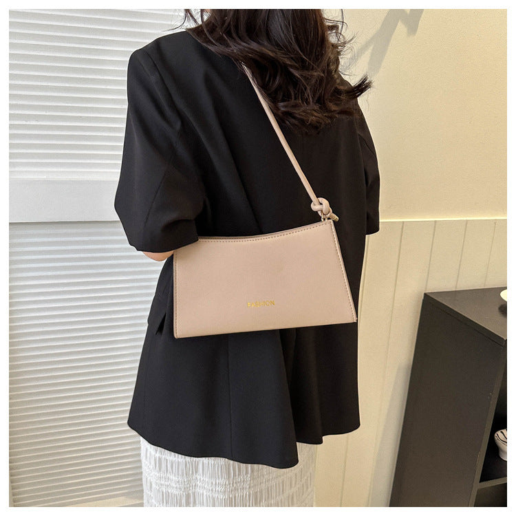 Sac à bandoulière simple pour femme, couleur bonbon française, sous les bras