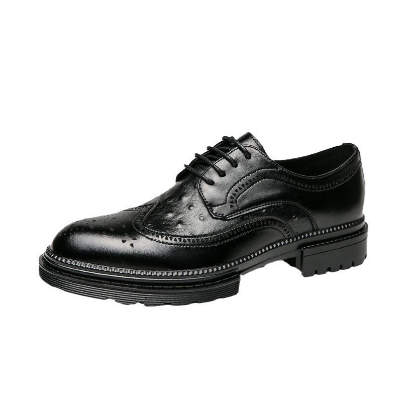 Chaussures d'affaires en cuir pour hommes de style britannique