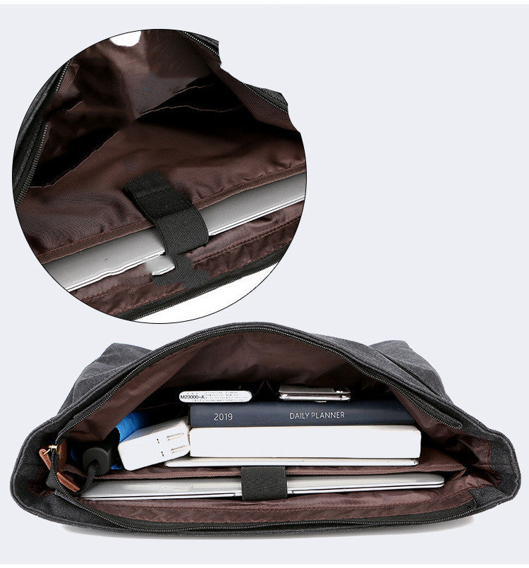 Canvas Men's Travel Portable Messenger Bag