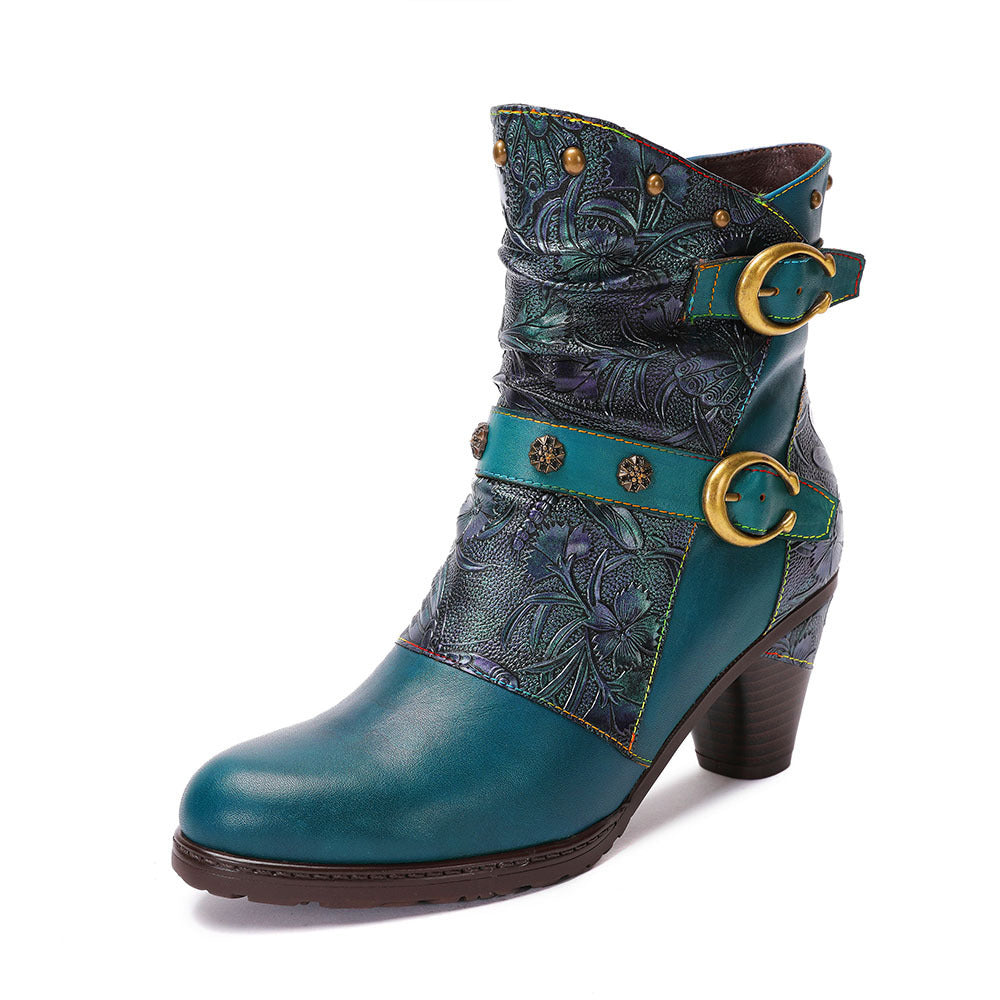 Botas de mujer retro Zapatos de mujer bohemios