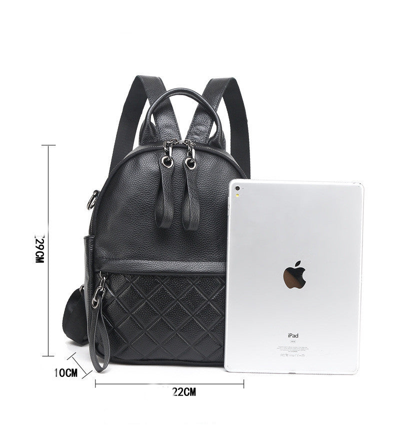 Small Fragrance Multi-Purpose Leather Backpack