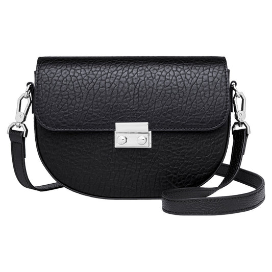 Bolso pequeño semicircular de moda para mujer, sencillo y versátil, para el hombro