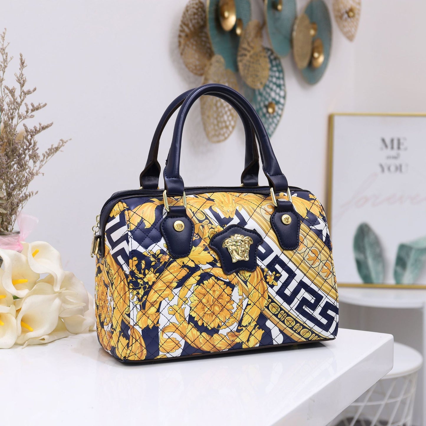 Sac à main pour femme de style explosif avec imprimé Boston