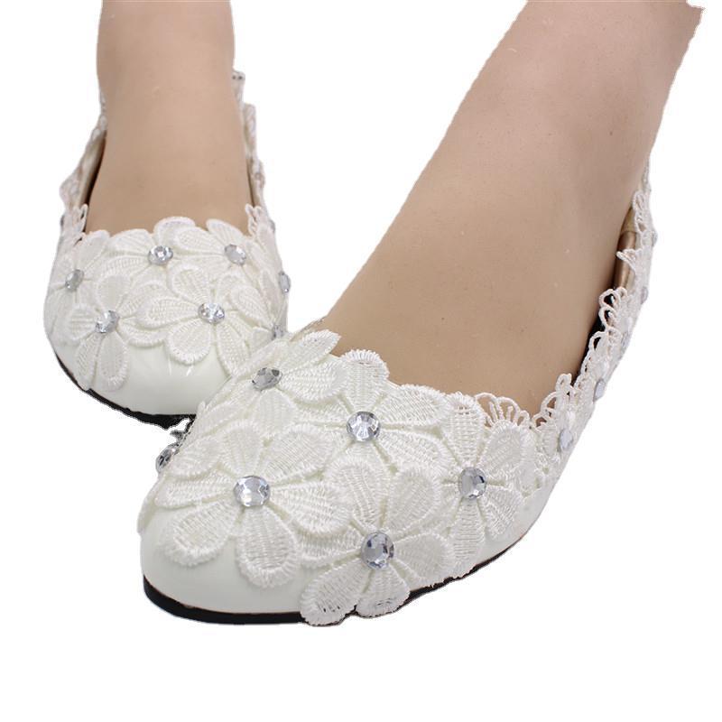 Women's Fashion Simple Lace Flat Shoes