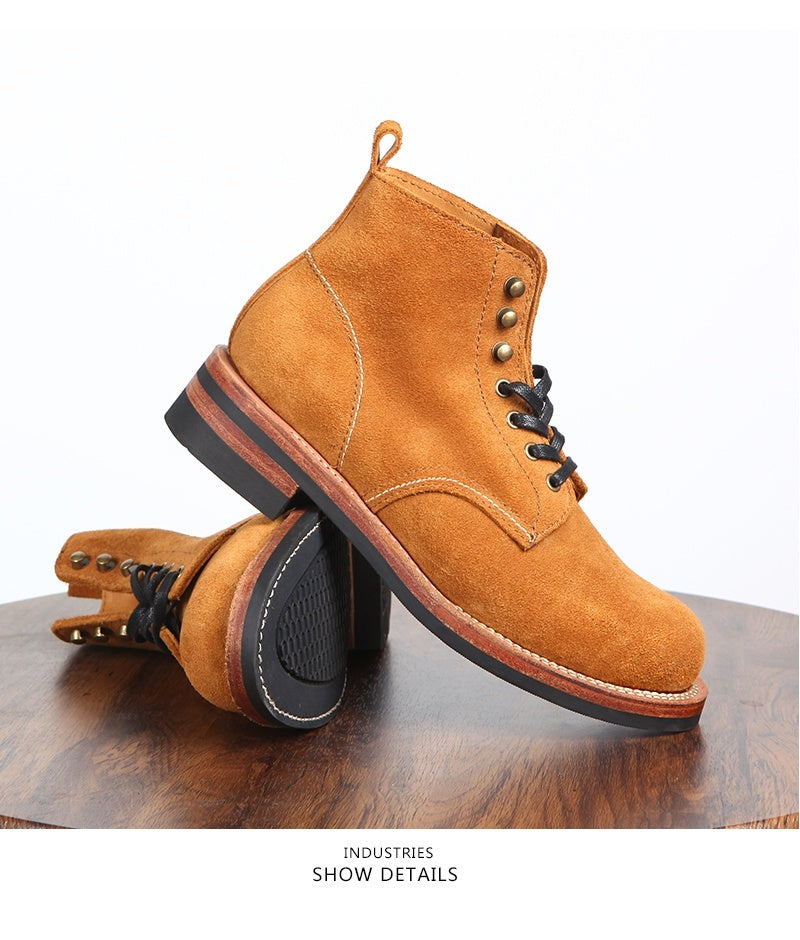 Round Head Outdoor High-top Casual Worker Boot