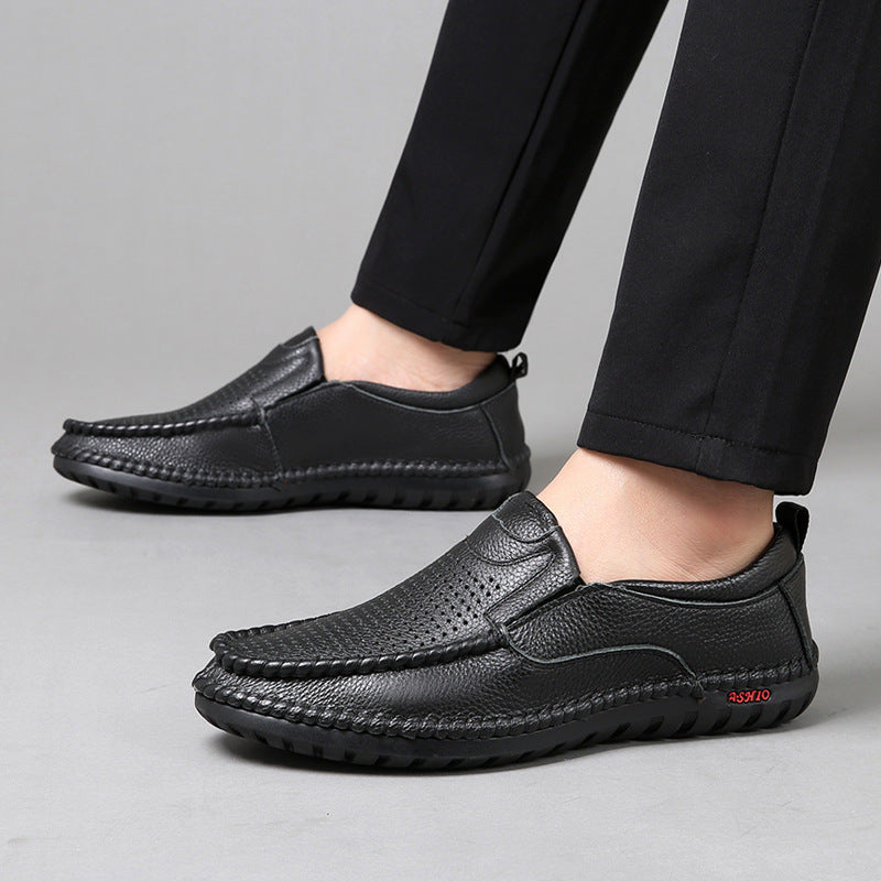 Trendy Men's Fashionable Casual Leather Shoes