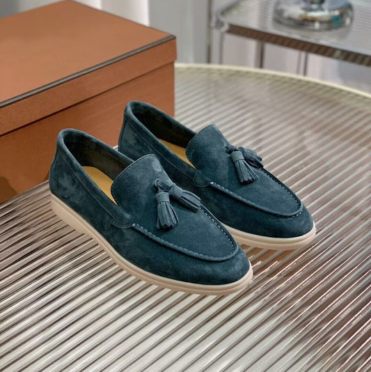 Fashion Suede Tassel Slip-on Loafers